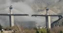 Iran bridge destroyed