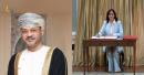 Omani Foreign Minister Sayyid Badr and Canadian Minister Anita Anand