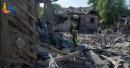 Russian missile strike Kyiv