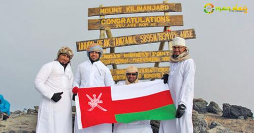 12 Omanis Scale Mt Kilimanjaro in Celebration of Renaissance Day