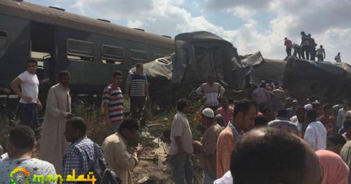 The crash is the deadliest train accident in the North African country since November 2013