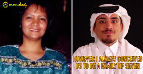 Young Qatari Man Thanks His Filipina Nanny