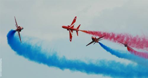Red arrows