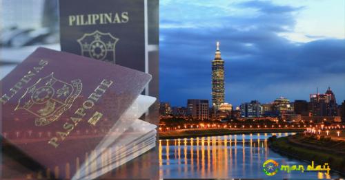 Filipinos to enjoy visa-free entry to Taiwan from November 1