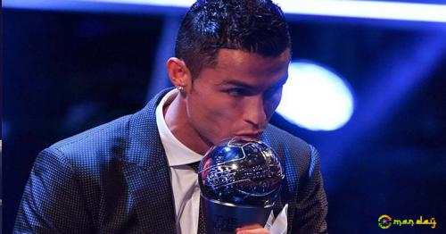 Ronaldo joins Messi as five-time winner of FIFA player award