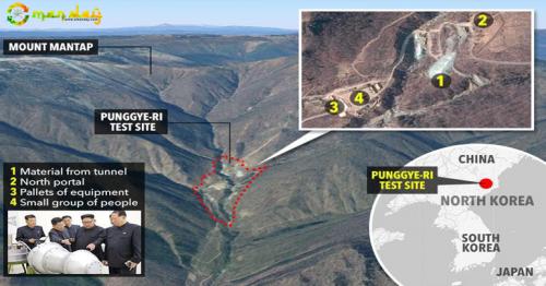KIM’S DISASTER North Korea nuclear base COLLAPSES ‘killing at least 200 people’ amid fears of massive radioactive leak