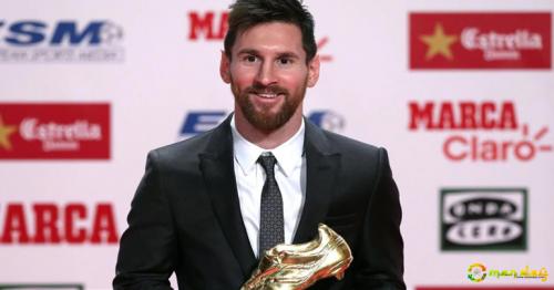 Messi Equals Ronaldo with fourth Golden shoe Award
