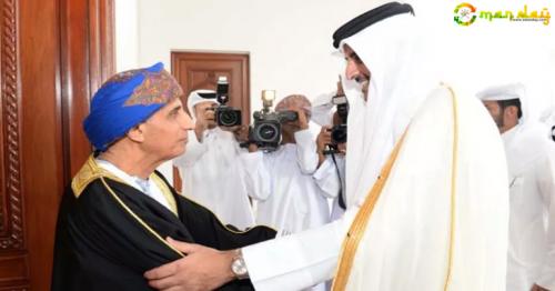Sayyid Fahd receives Emir of Qatar
