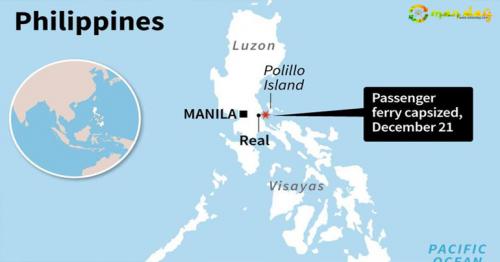 Philippine ferry capsizes with 251 on board, four reported dead