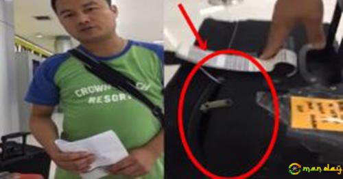 The video footage of a passenger claiming that the valuables inside his luggage were stolen by airport personnel of Clark International Airport goes viral.