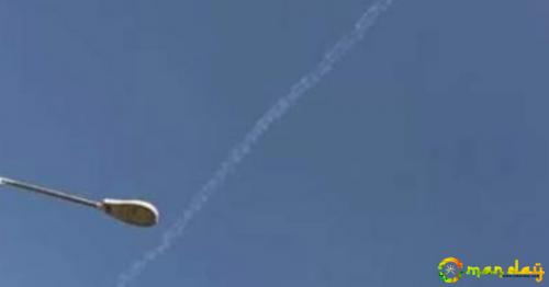 The missile attack deliberately targeted heavily-populated areas but it was destroyed in midair