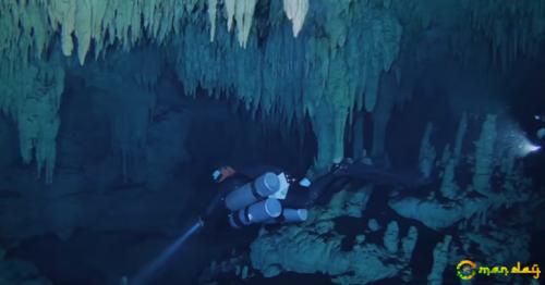 Divers Found The World’s Largest Underwater Cave, And It’s Full of Maya Secrets