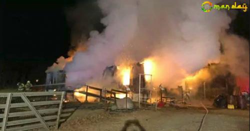 13-year-old boy dies trying to save paralysed dad from fire