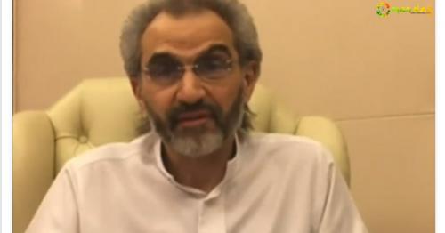 Saudi Prince Alwaleed gives tour of his hotel suite
