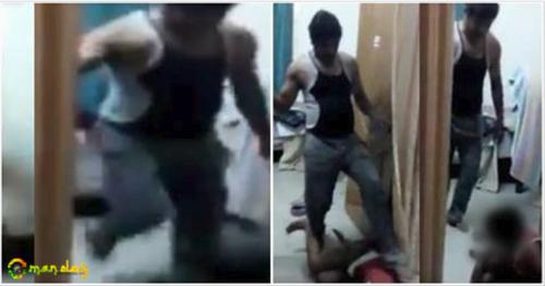 Disturbing Video Shows Father Brutally Thrashing & Kicking His 10-YO Son For Lying