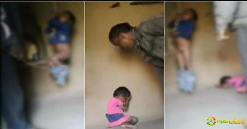 BRUTAL! Rajasthan man thrashes 5-year-old son, kicks 3-year-old daughter - Watch disturbing video
