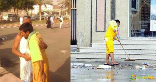 A Bangladeshi Street Cleaner became a millionaire overnight in Makkah
