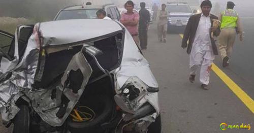 Nine injured in 28-vehicle accident in UAE