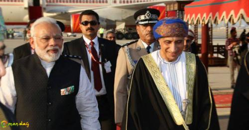 Indian Prime Minister Narendra Modi arrives in Oman on two-day visit