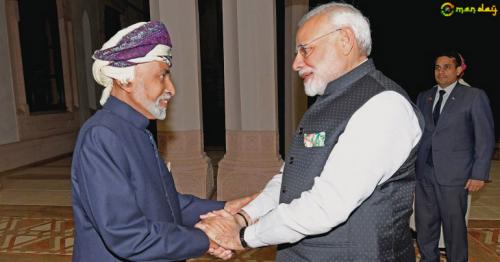His Majesty gives audience to Indian Prime Minister Narendra Modi