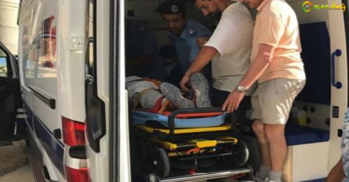 Woman injured after falling off a mountain in Wadi Shab