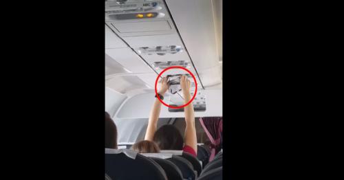 On Packed Flight, Woman Dries Underwear Under AC Vent. Video Is Viral