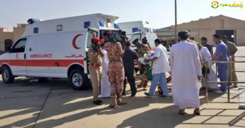 Nine Omani nationals, including two critically injured airlifted from Saudi airport