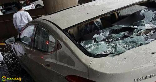 Hail storm wreaks havoc in Saudi&rsquo;s Madinah