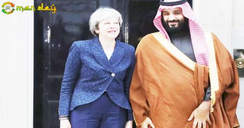 May defends Saudi ties as crown prince visits London