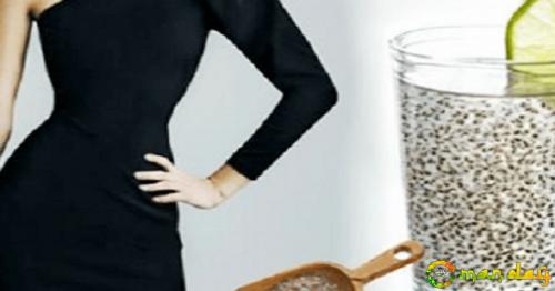 Consume a mixture of chia with lemon and you will get a flat abdomen in 1 week