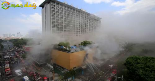Three killed in fire at Manila Pavilion Hotel