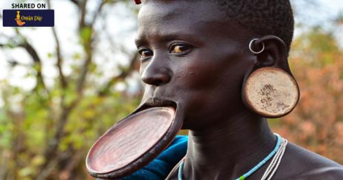 Here Are The Images Of African Women With Traditional Lip Plates