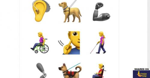 Apple wants to introduce new emojis for disabled people
