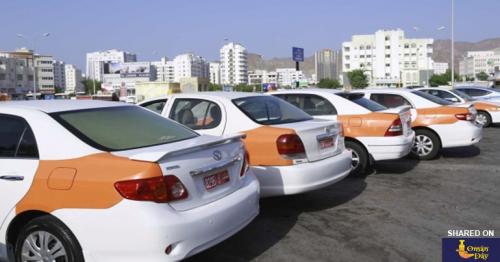 Orange taxi drivers in Muscat find it difficult

