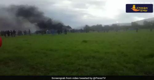 The Algerian plane crashed near an airbase in Boufarik soon after taking off.