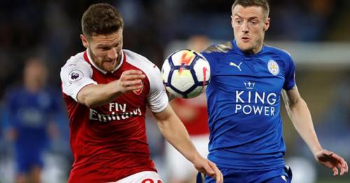 Football: Jamie Vardy strikes as Leicester beat 10-man Arsenal