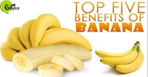 Top five benefits of eating bananas