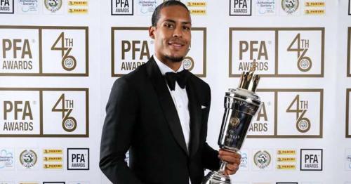 Liverpool’s Virgil Van Dijk wins PFA Player of the Year award