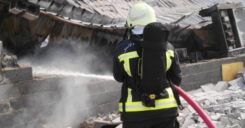 Fire erupts in Barka warehouse