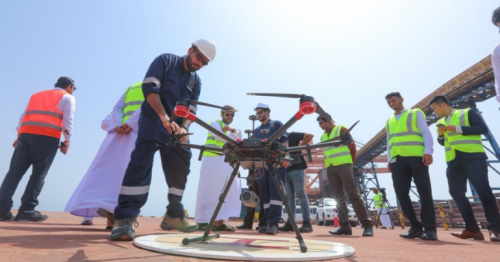 Drones, Sohar Port, Oman