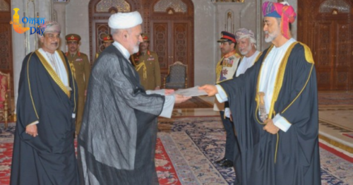 His Majesty the Sultan receives credentials of ambassadors
