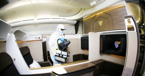 Oman Air planes sterilized periodically