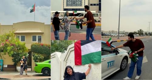 UAE flags