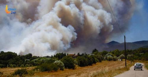 Spain forest fire