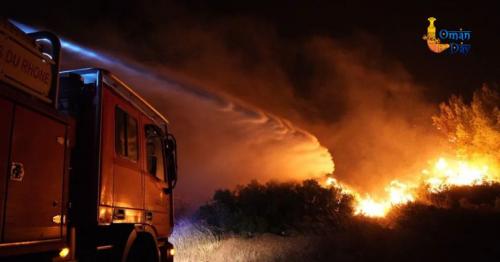 French forest fire