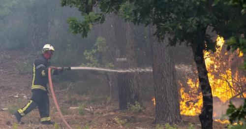France Spain wildfires