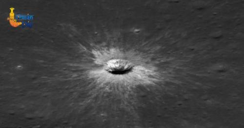 NASA moon crater