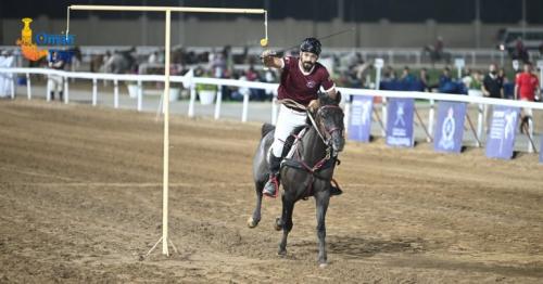 Oman tent pegging team