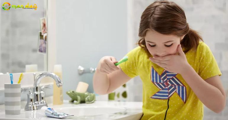 Running the tap while brushing teeth can waste a lot of water.