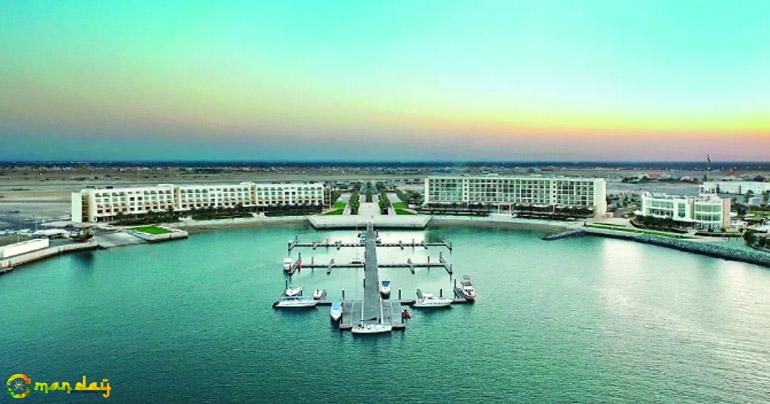 The marina at Millennium Resort Mussanah